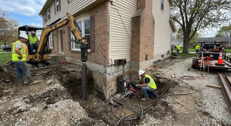 Sinking Foundation Repair in Oak Grove, MO