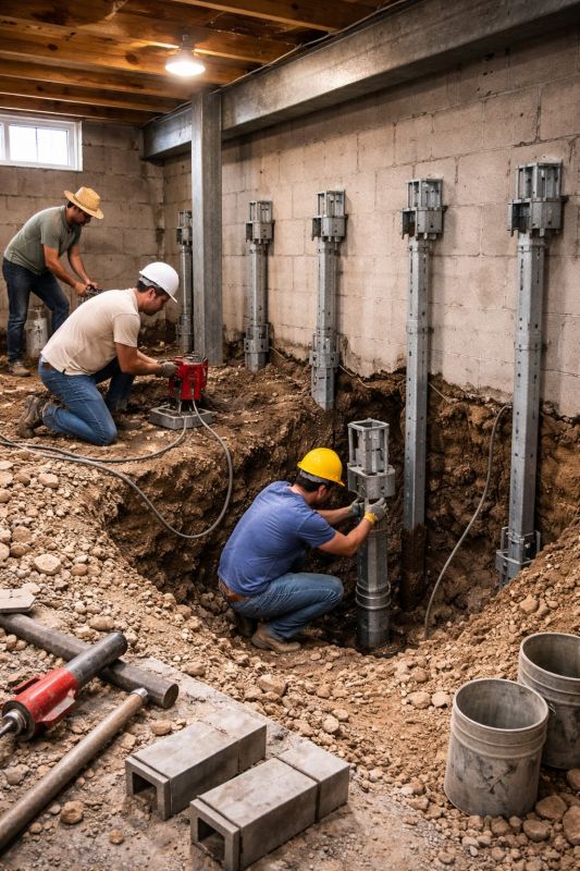 Underpinning Repair in Cass County, MO