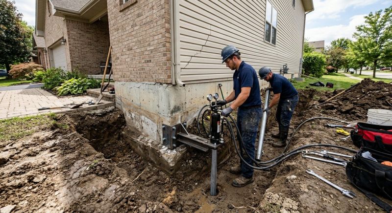 Settling Foundation Service in Grain Valley, MO